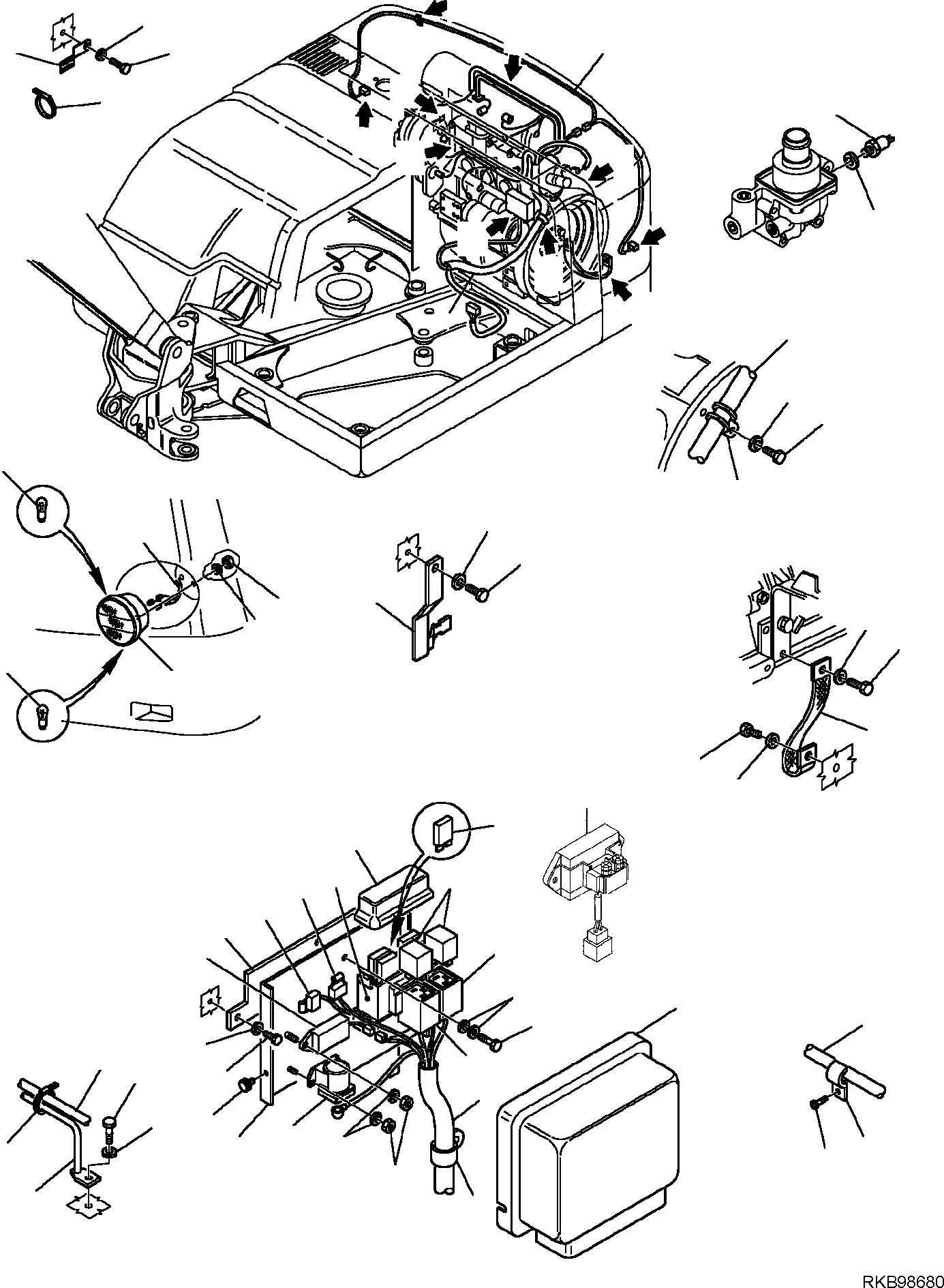 Жгут проводов 21D-06-13112 KOMATSU