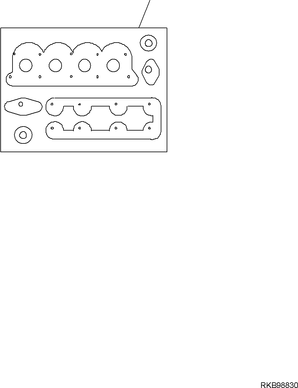 ENGINE, ASSY. (42N-01-13300) KOMATSU