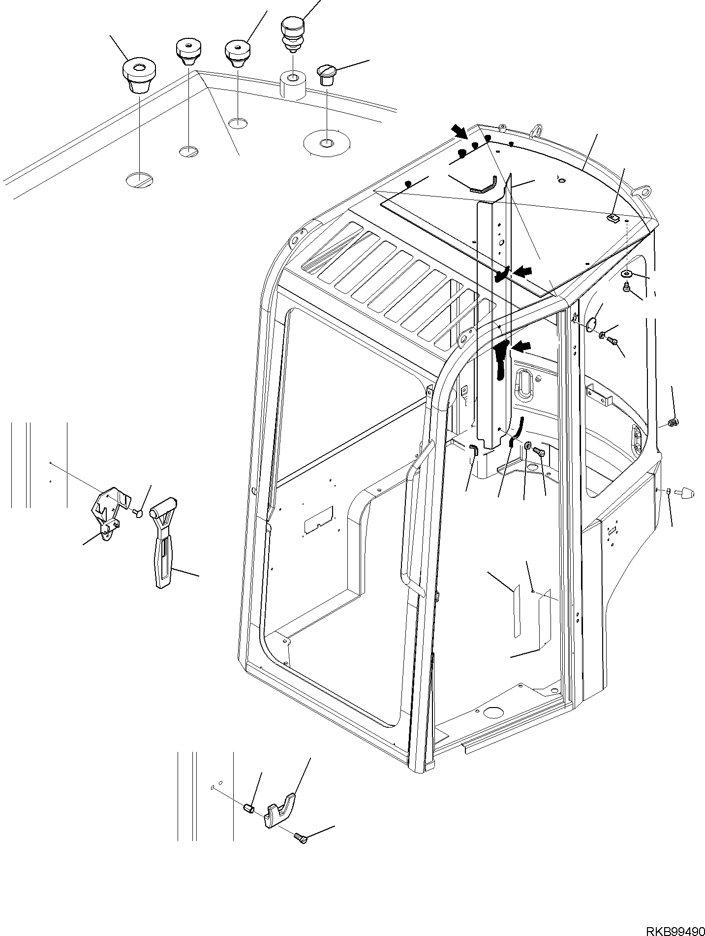 Прокладка 2A1-54-14550 KOMATSU