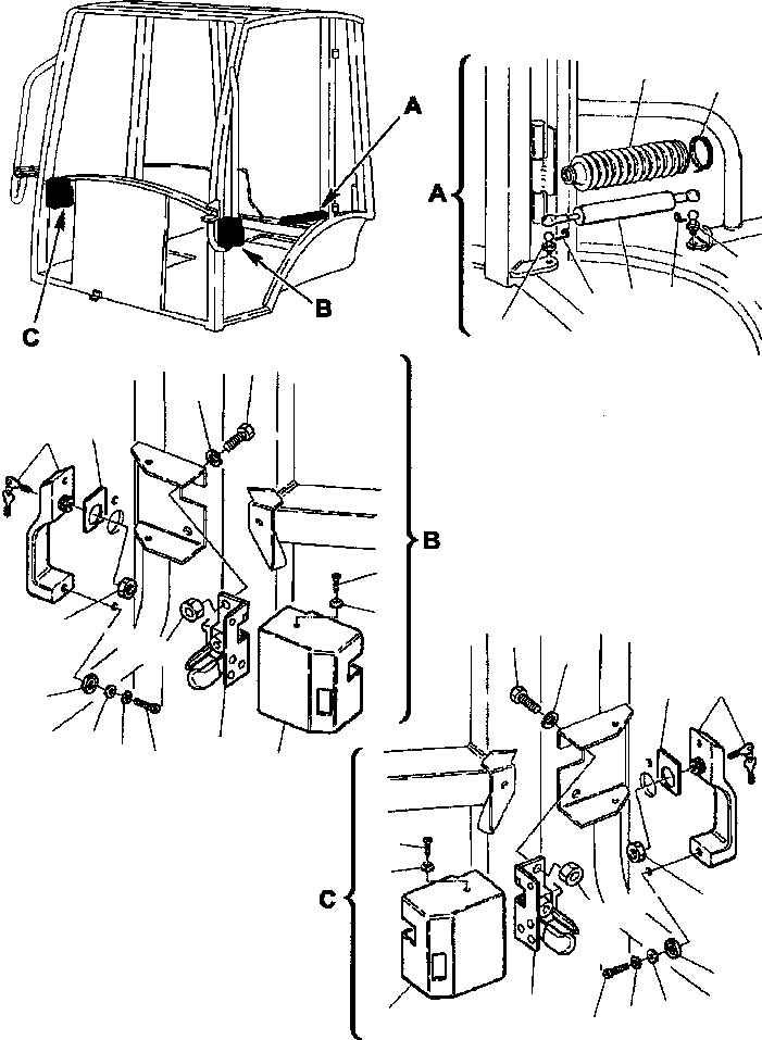 LEFT DOOR ASSEMBLY 816214882 KOMATSU