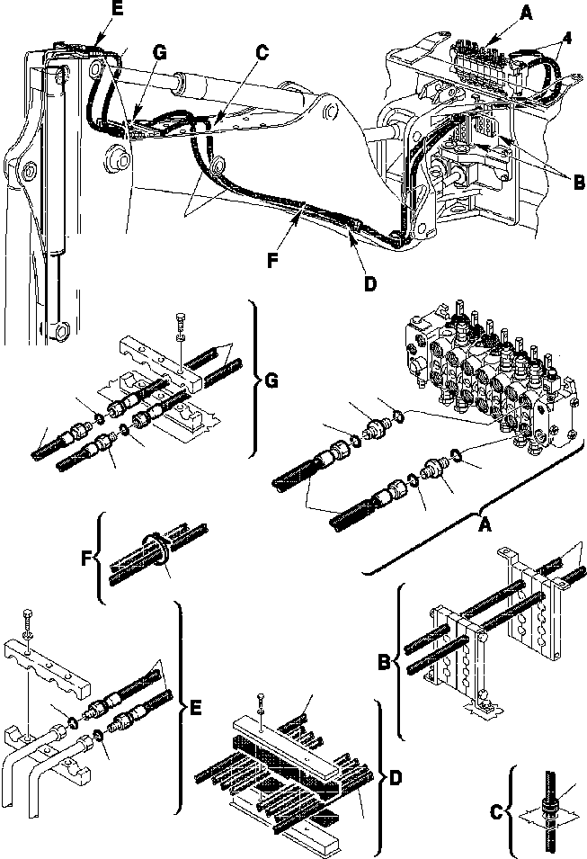 Соединительный штуцер 580380111 KOMATSU