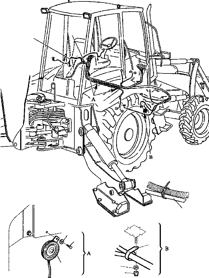 WIRING HARNESS, FRONT 312612148 KOMATSU