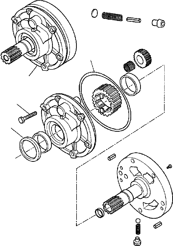 Коробка передач в сборе 200120069 KOMATSU