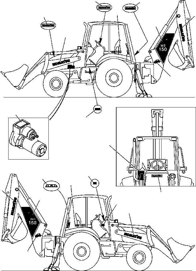 KIT, BASIC STICKER 81620613 KOMATSU