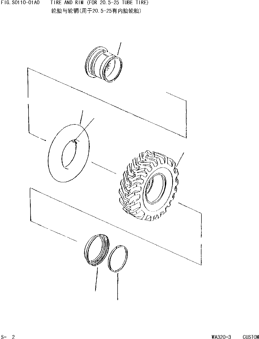 TIRE ASS'Y \1\419-30-11400 KOMATSU
