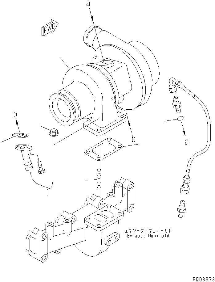 KIT,TURBOCHARGER 6732-81-8052 KOMATSU