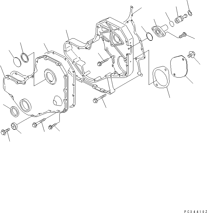 HOUSING,GEAR 6735-21-3110 KOMATSU