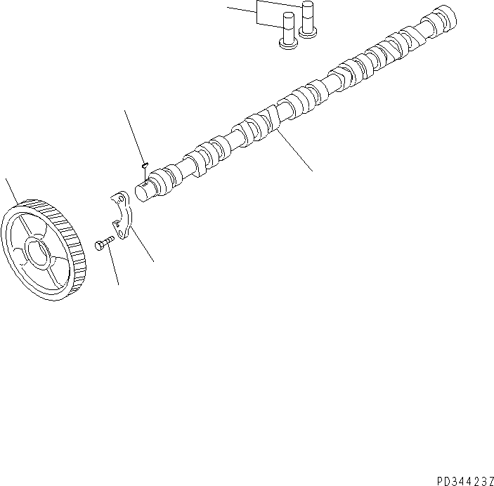 CAMSHAFT ASS'Y 6734-41-1120 KOMATSU