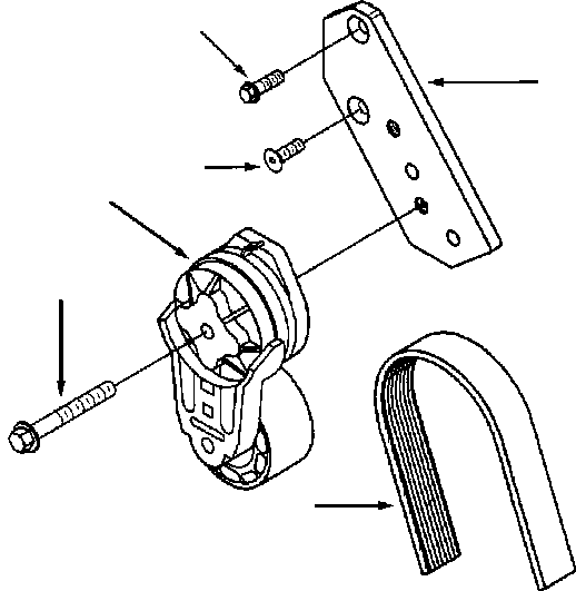 BELT, V RIBBED 6732-82-3570 KOMATSU