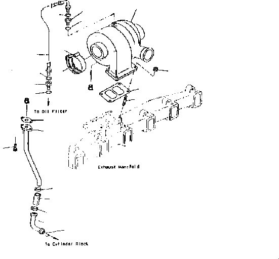 TURBOCHARGER ASS'Y (6735-81-8110) KOMATSU