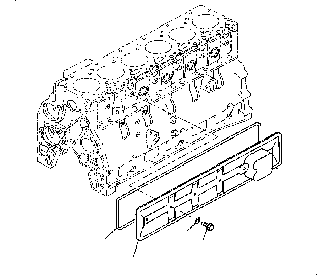 Крышка 6734-21-6210 KOMATSU