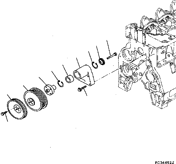 PULLEY¤ ACCESSORY 6732-91-1550 KOMATSU