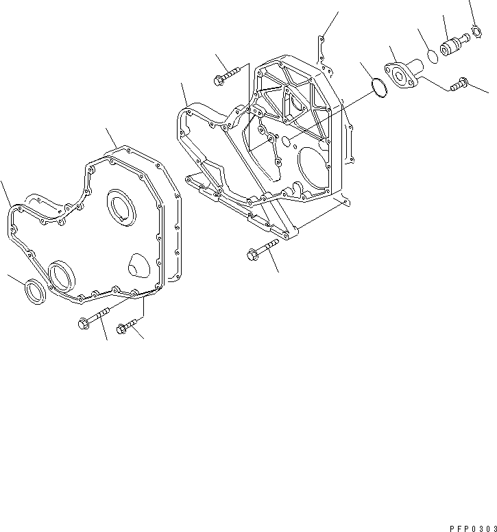 HOUSING,GEAR 6732-21-3110 KOMATSU