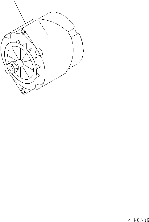 ALTERNATOR ASS'Y 6736-81-6110 KOMATSU