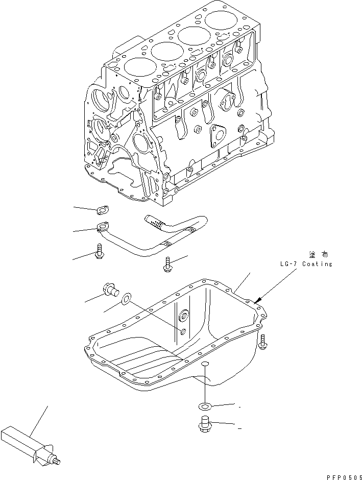 PIPE,SUCTION 6733-21-5510 KOMATSU