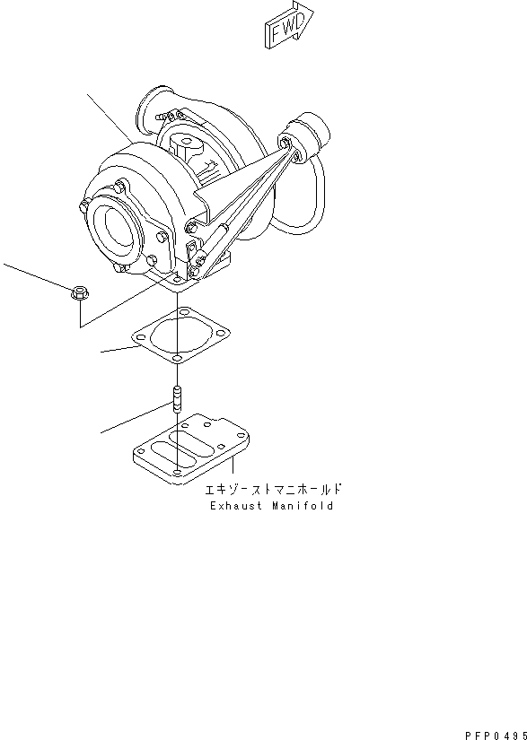 TURBOCHARGER ASSEMBLY 6733-81-8160 KOMATSU
