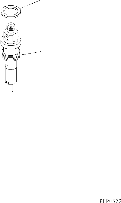NOZZLE HOLDER A. 6733-11-3110 KOMATSU