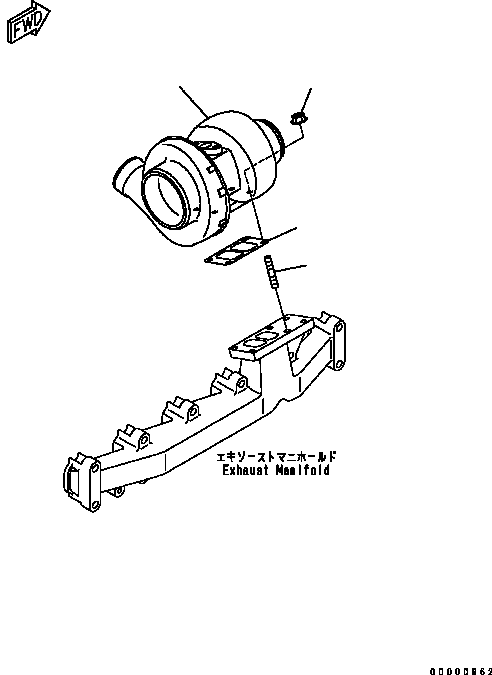 TURBOCHARGER ASS'Y 6736-82-8010 KOMATSU