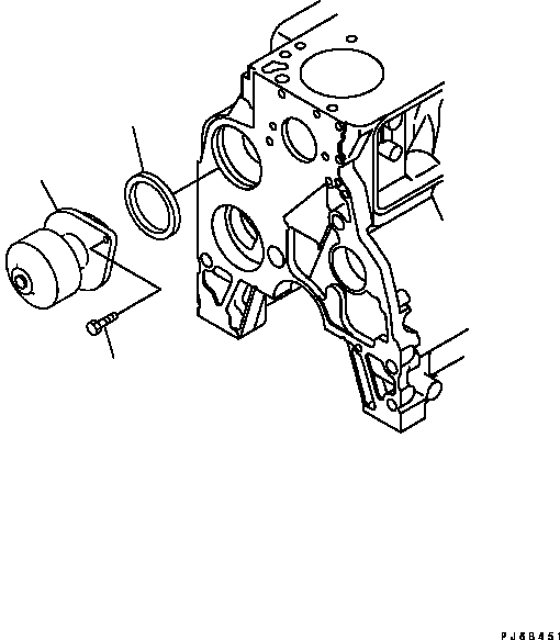 WATER PUMP (\6\6735-61-1102) KOMATSU