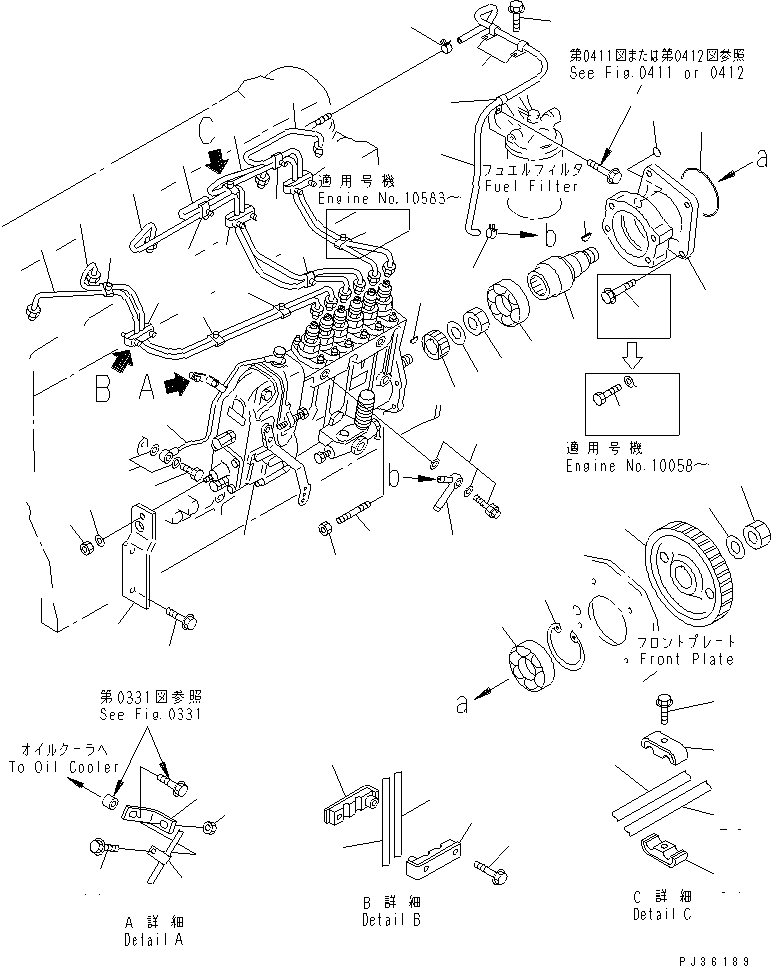 TUBE,INJECTION¤ NO.4 6221-71-5140 KOMATSU