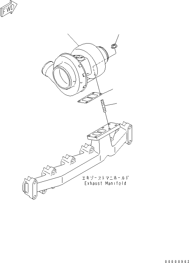 TURBOCHARGER 6736-83-8100 KOMATSU