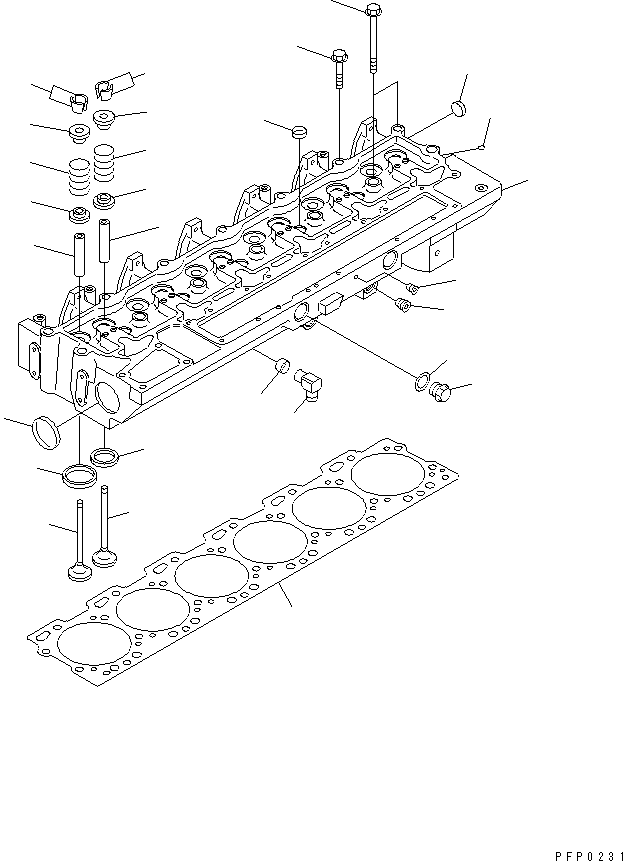 Направляющая 6724-01-3240 KOMATSU