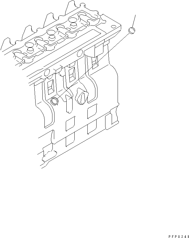 Расширительная заглушка 1240979H1 KOMATSU