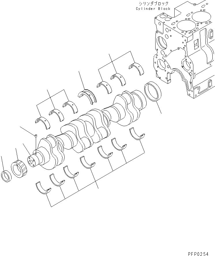 SLEEVE,FRONT 1253102H1 KOMATSU