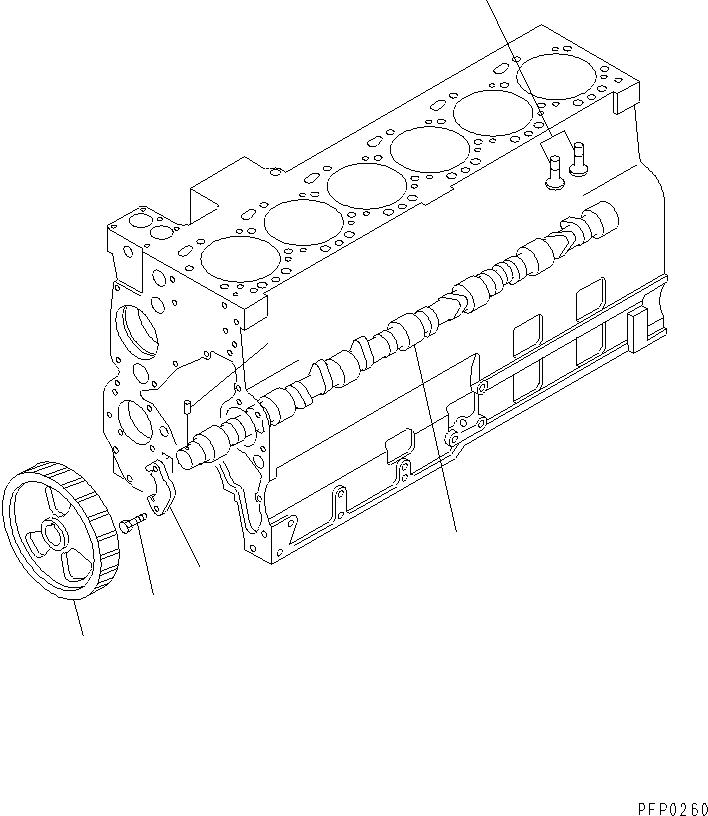 GEAR,CAMSHAFT 1241067H2 KOMATSU