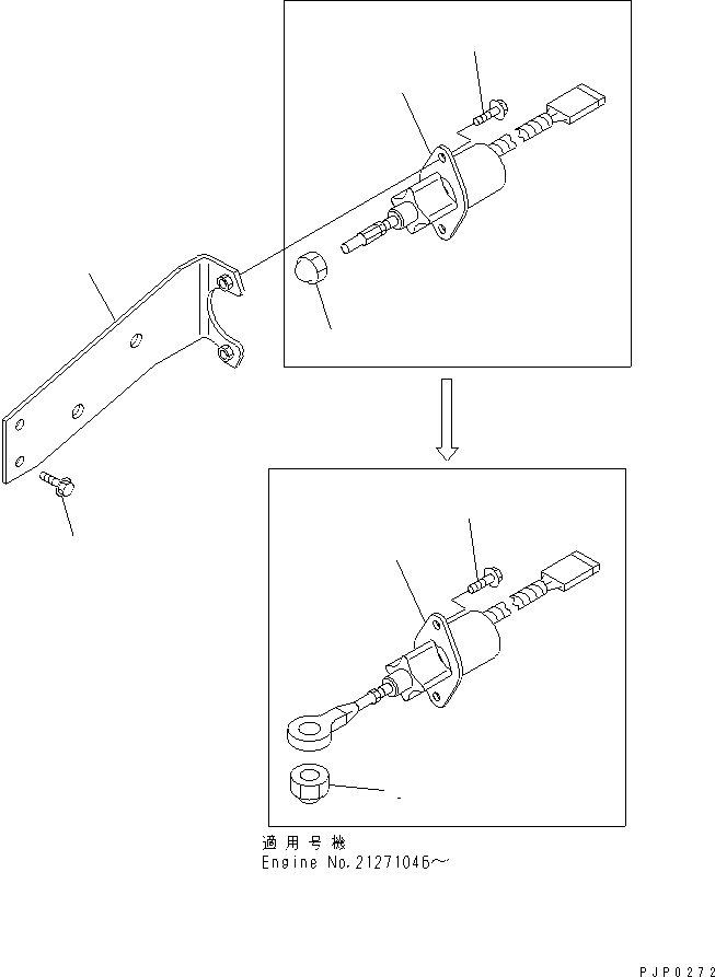 Контргайка CU3934021 KOMATSU