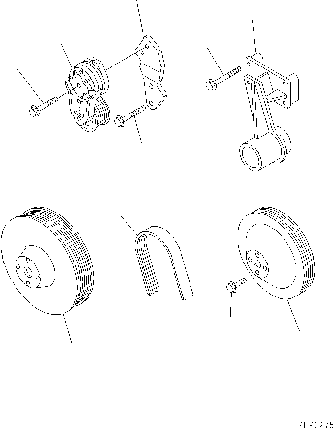 TENSIONER,BELT 1304819H1 KOMATSU