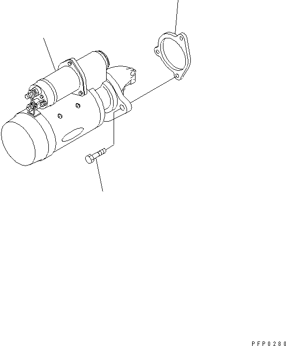 STARTING MOTOR A.,(SEE FIG.A621P-02A0) (6742-01-4240) KOMATSU
