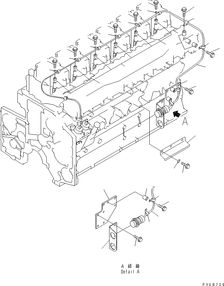 Крышка 6217-81-8261 KOMATSU