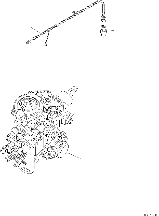Топливный насос высокого давления в сборе 6737-72-1120 KOMATSU