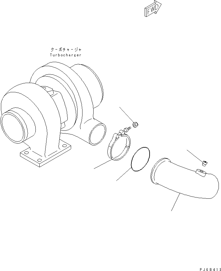 PIPE,AIR \0\6738-11-4310 KOMATSU