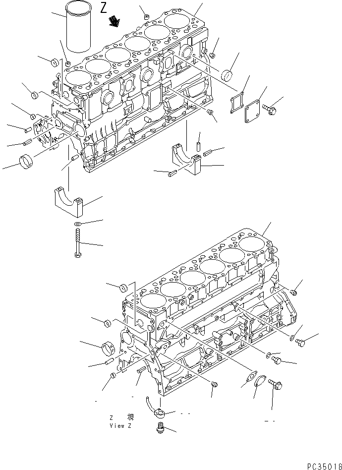 LINER (MARK L),CYLINDER 6222-21-2231 KOMATSU
