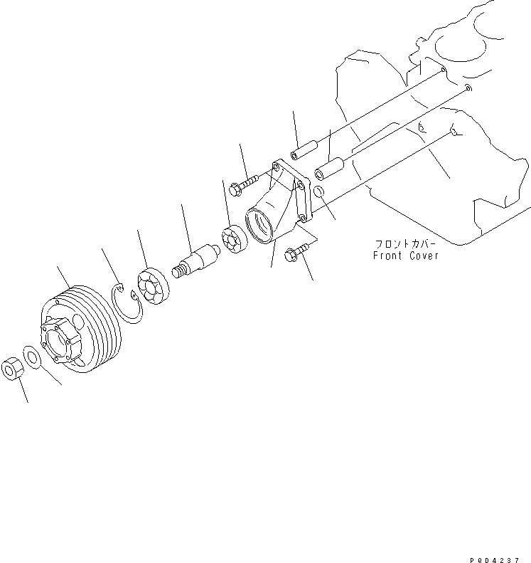 PULLEY¤ HARDENING 6222-63-3250 KOMATSU