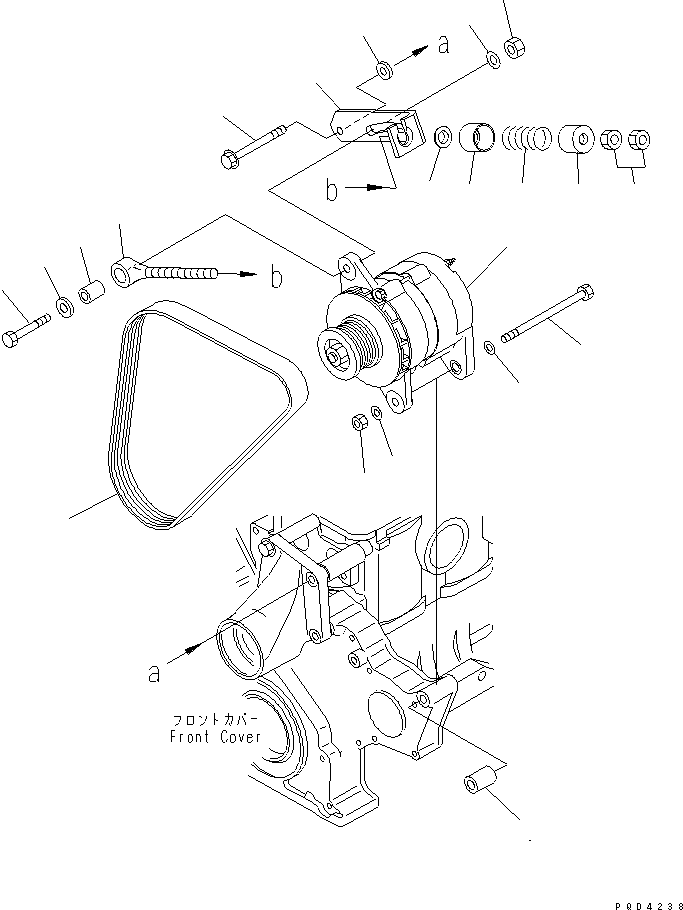 BRACKET,ADJUST 6222-83-6780 KOMATSU