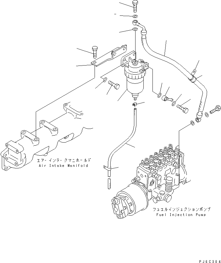 Шланг 07286-00880 KOMATSU