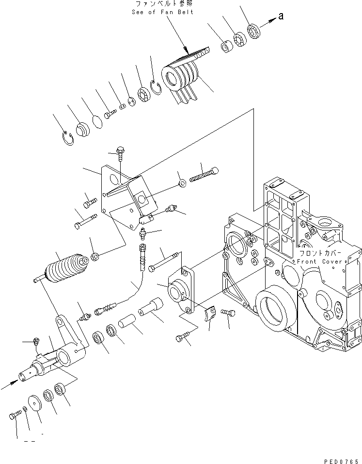 Пружина \0\6166-61-3321 KOMATSU