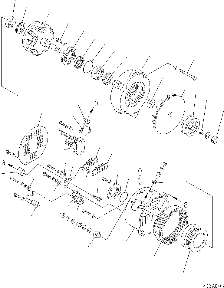 Болт SD8160-0503070 KOMATSU