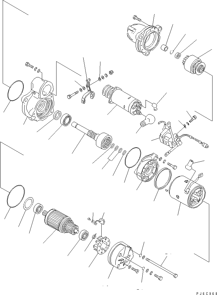 Магнитный выключатель в сборе KD7-47100-3420 KOMATSU