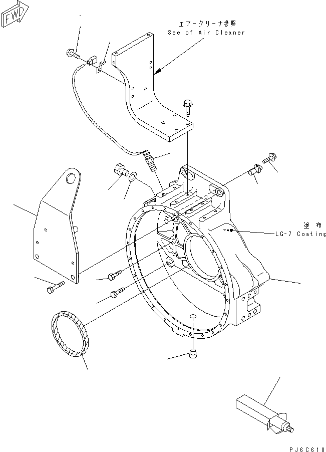 HANGER,REAR 6218-21-4770 KOMATSU