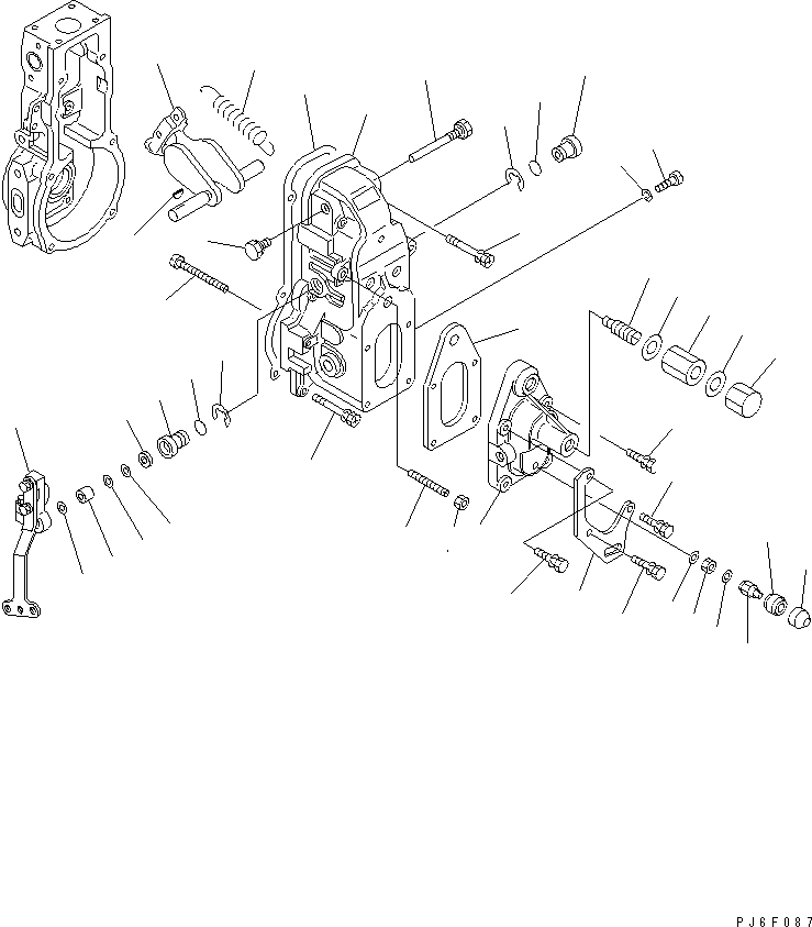 Регулятор в сборе (DK105404-5820) KOMATSU