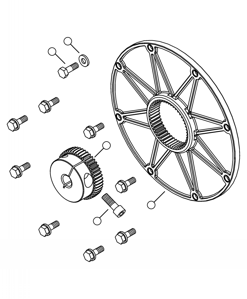 COUPLER, FLEXIBLE 807-00-1177 KOMATSU
