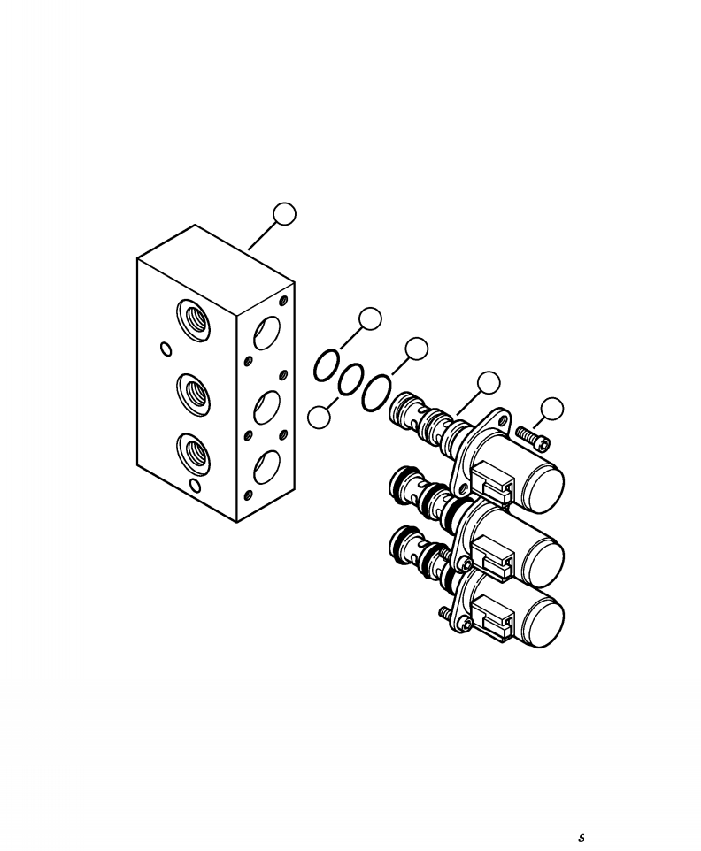 Электромагнитный клапан 845-24-0010 KOMATSU
