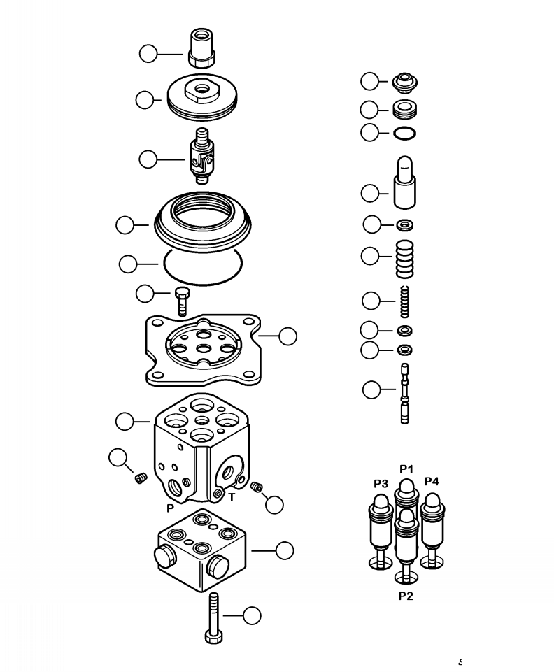 HOUSING, VALVE 702-16-58660 KOMATSU