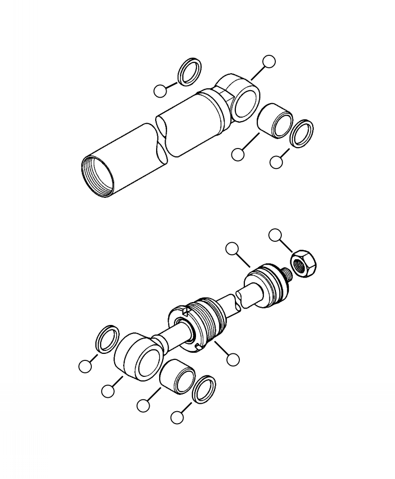 NUT, PISTON 801-920-113 KOMATSU