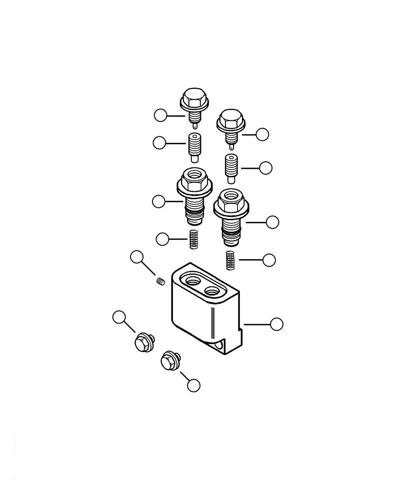 POPPET, PISTON 720-2T-15630 KOMATSU