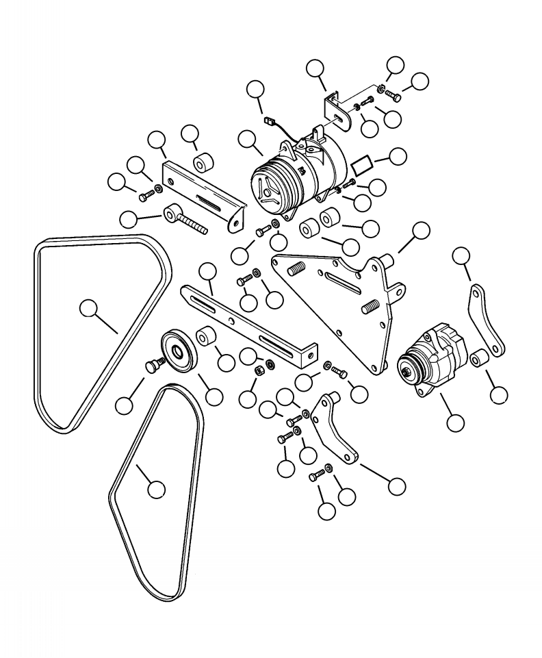 V-BELT, ALTERNATOR 37C-942-1848 KOMATSU
